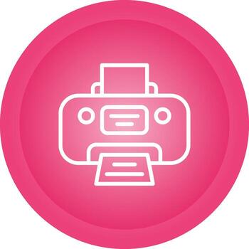 icono de vector de impresora