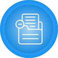 Document Remove Vector Icon