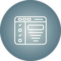 Design Brief Vector Icon