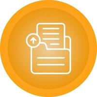 Document Upload Vector Icon
