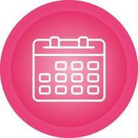 icono de vector de calendario