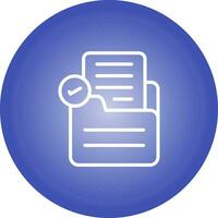 Document Check Vector Icon