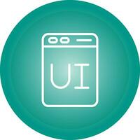 User Interface Design Vector Icon