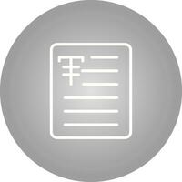 Document Strikethrough Vector Icon