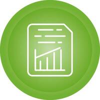 Document Insert Graph Vector Icon