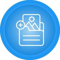 Document Insert Image Vector Icon