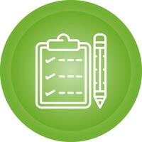 Writing pad Vector Icon