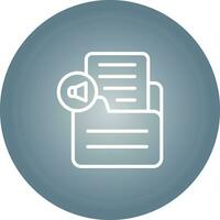 Document Insert Audio Vector Icon