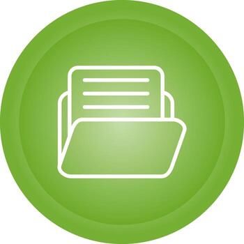 Document with folder Vector Icon