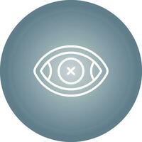Eye Crossed Vector Icon