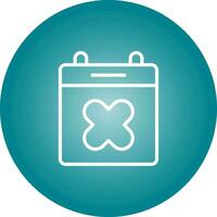 Calendar Xmark Vector Icon