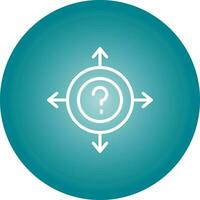 Uncertainty Vector Icon