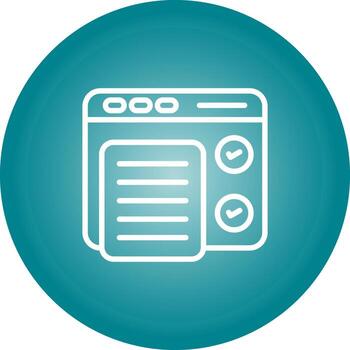 concepto pruebas vector icono