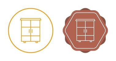 Shelves Cabinet Vector Icon
