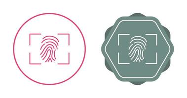 Fingerprint Vector Icon