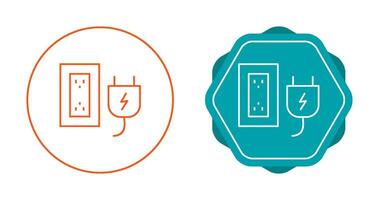 Plug and Socket Vector Icon