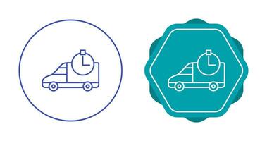 Time Based Delivery Vector Icon