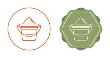 Sand Bucket Vector Icon