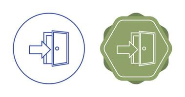 Exit Door Vector Icon