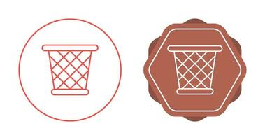 Paper Bin Vector Icon