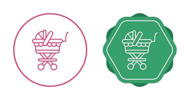 Baby Carriage Vector Icon