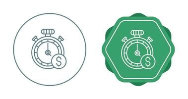 Time Of Money Vector Icon