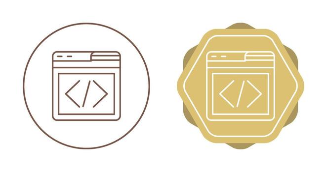 Web Programing Vector Icon