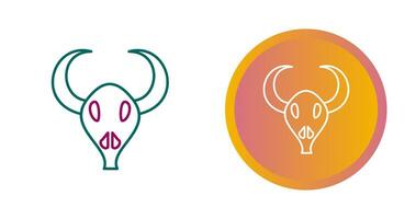 Bull Horns Vector Icon