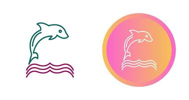 Dolphin Vector Icon