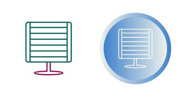 Infrared Heater Vector Icon