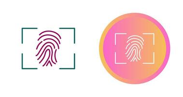 Fingerprint Vector Icon