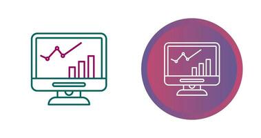 Lcd Growth Vector Icon