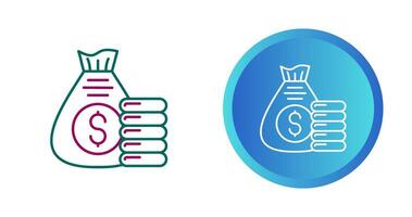 Money Bag Vector Icon