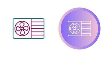 AC Window Unit Vector Icon