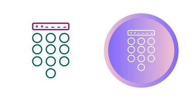 Passcode Lock Vector Icon