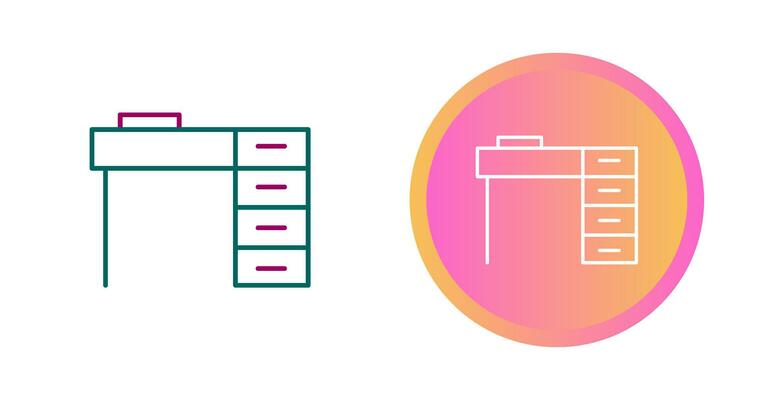 Desk Vector Icon