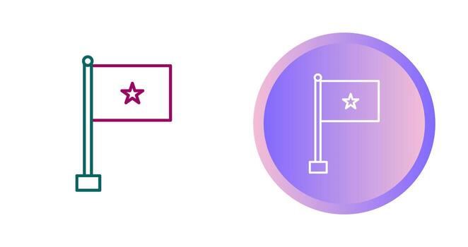 icono de vector de bandera