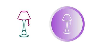 Lamp with stand Vector Icon