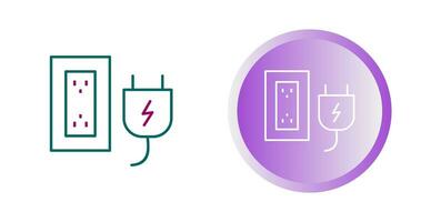 Plug and Socket Vector Icon