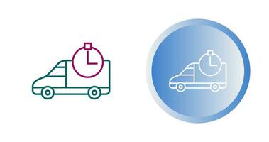 Time Based Delivery Vector Icon