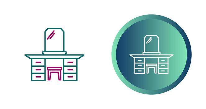 icono de vector de tocador