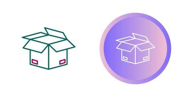Open Box Vector Icon