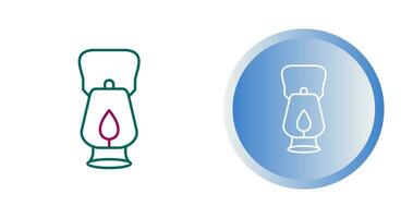 Oil Lamp Vector Icon