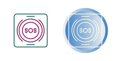 Emergency Button Vector Icon