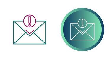 Urgent Mail Vector Icon