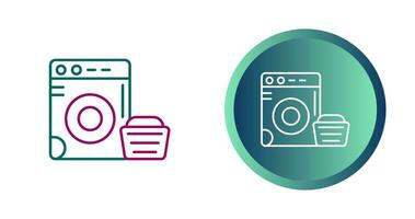 Washing Machine Vector Icon