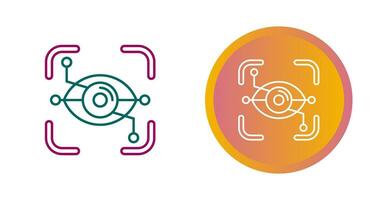 Eye Recognition Vector Icon