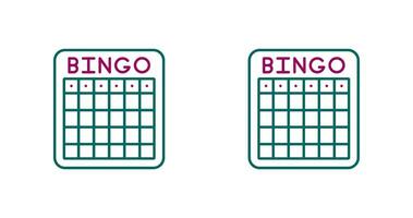 icono de vector de bingo