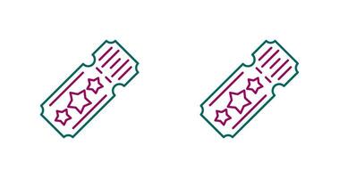 Ticket Vector Icon