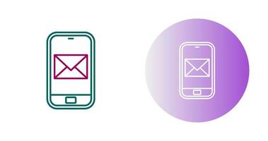 Smartphone mail Vector Icon